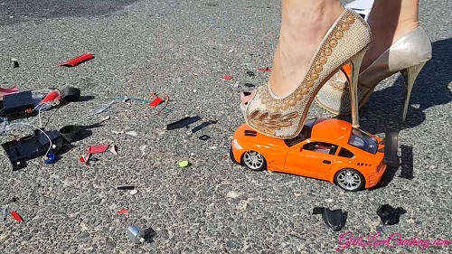 Anastasija 55 - Toy Cars under High Heels